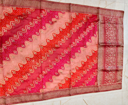 Red Silk Saree