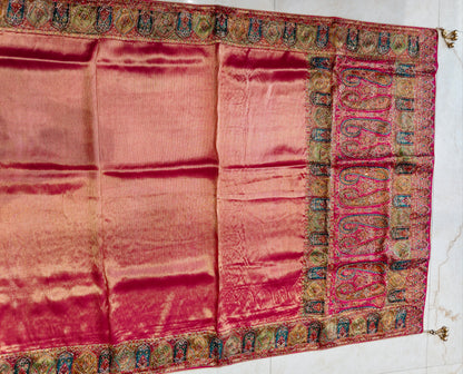 Rani Pink Tissue Saree