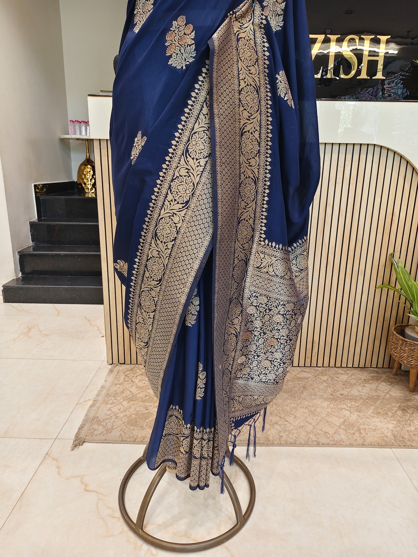 Blue Silk Saree