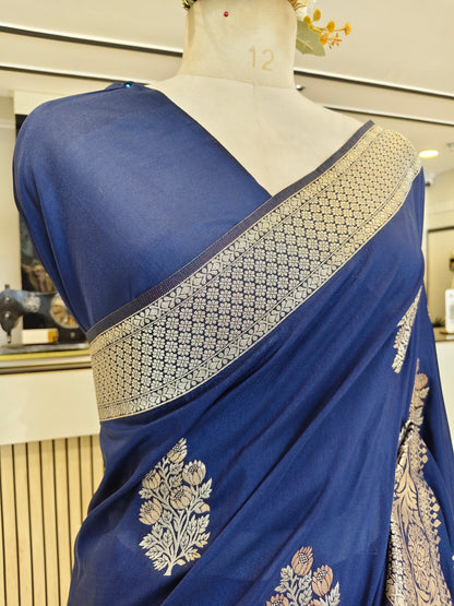 Blue Silk Saree