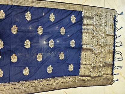 Blue Silk Saree
