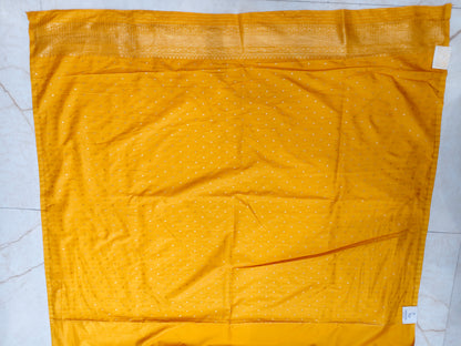 Mustard Silk Saree
