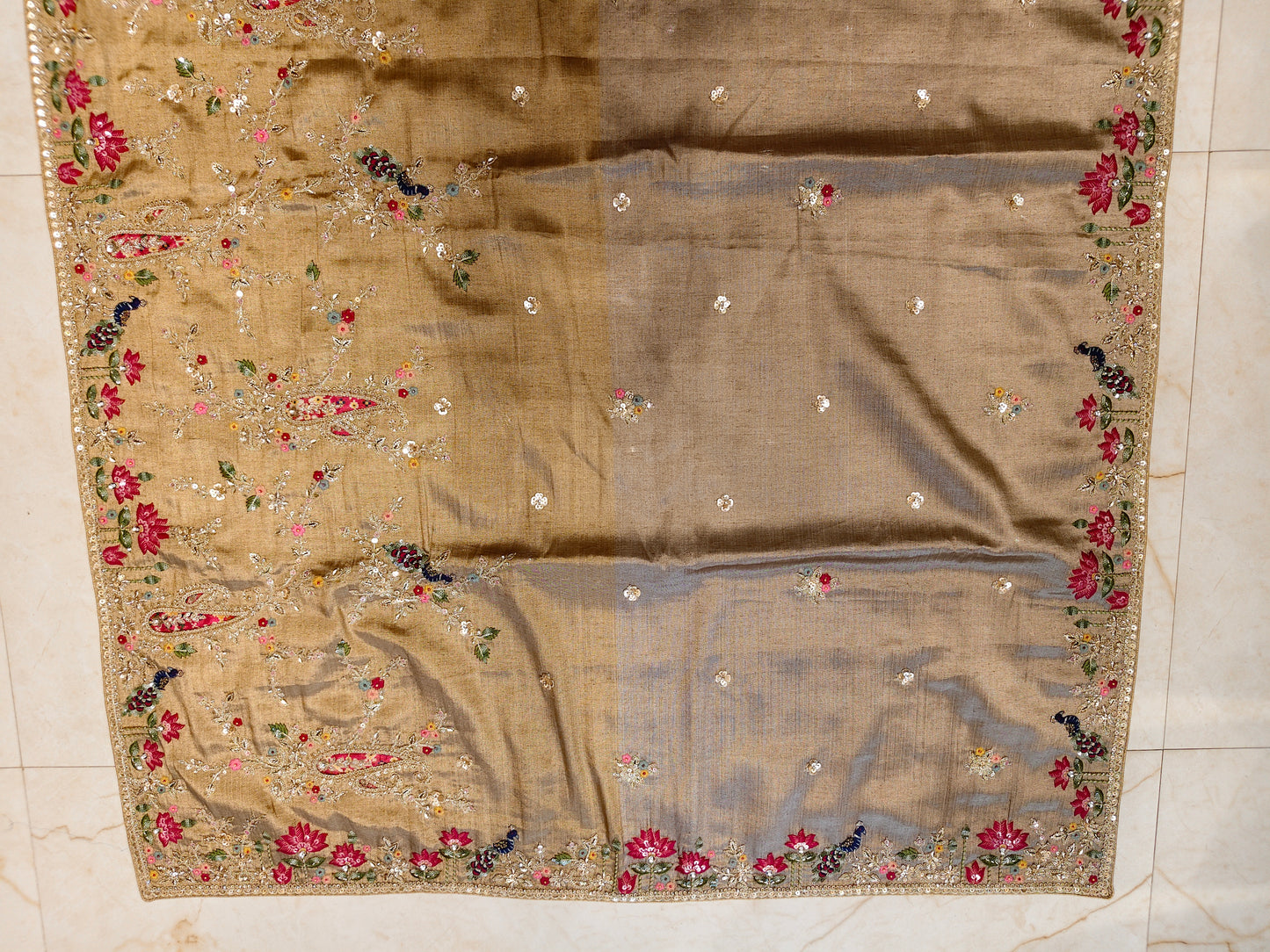 Golden Tissue Saree