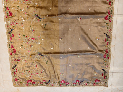 Golden Tissue Saree