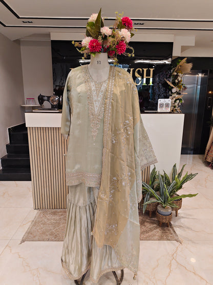 Pista Green Tissue Garara Set