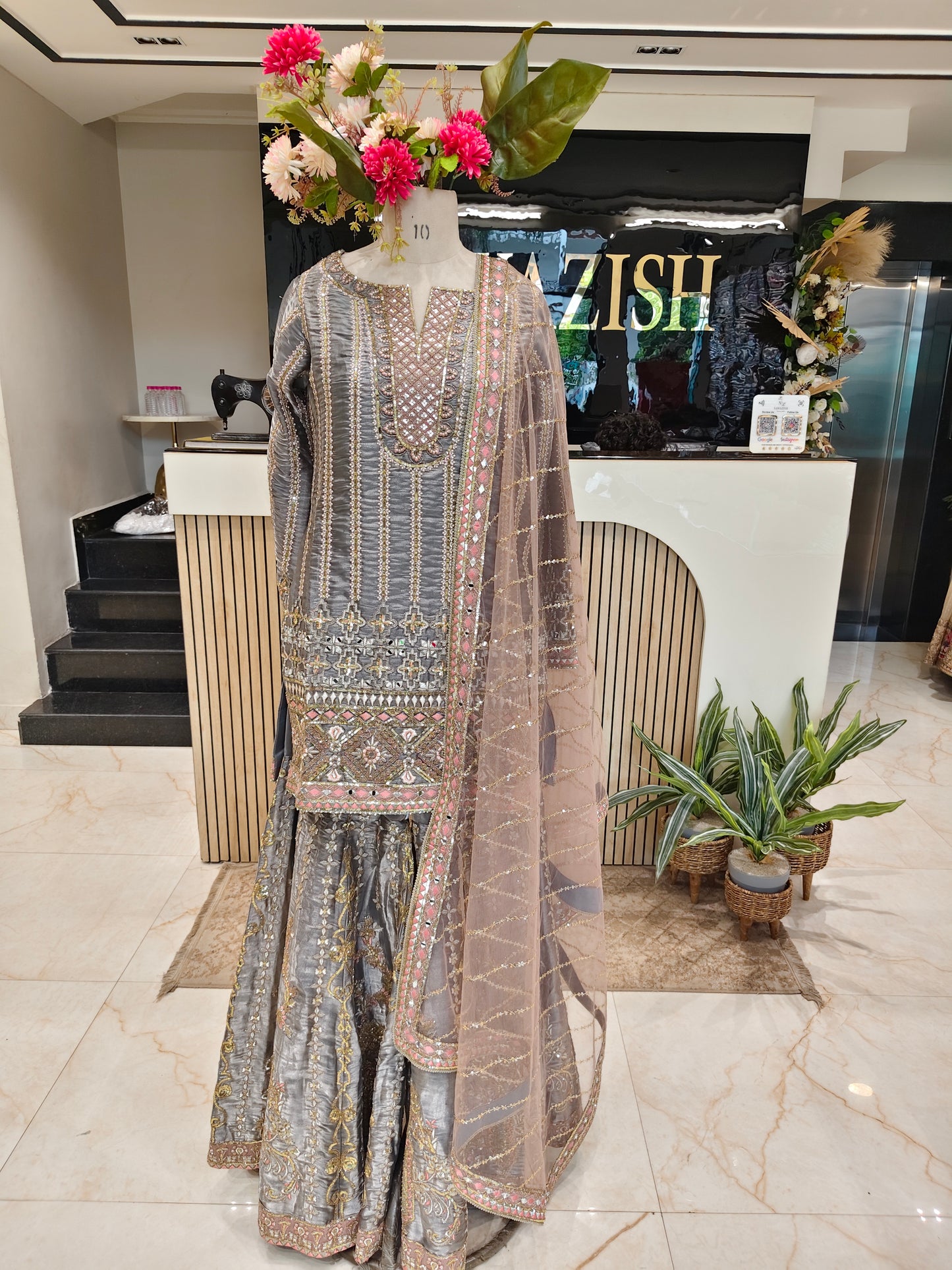 Grey Jimmy Choo Garara Set