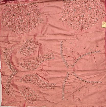 Baby Pink Tissue Saree