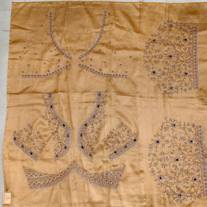 Gold Lemon Tissue Saree