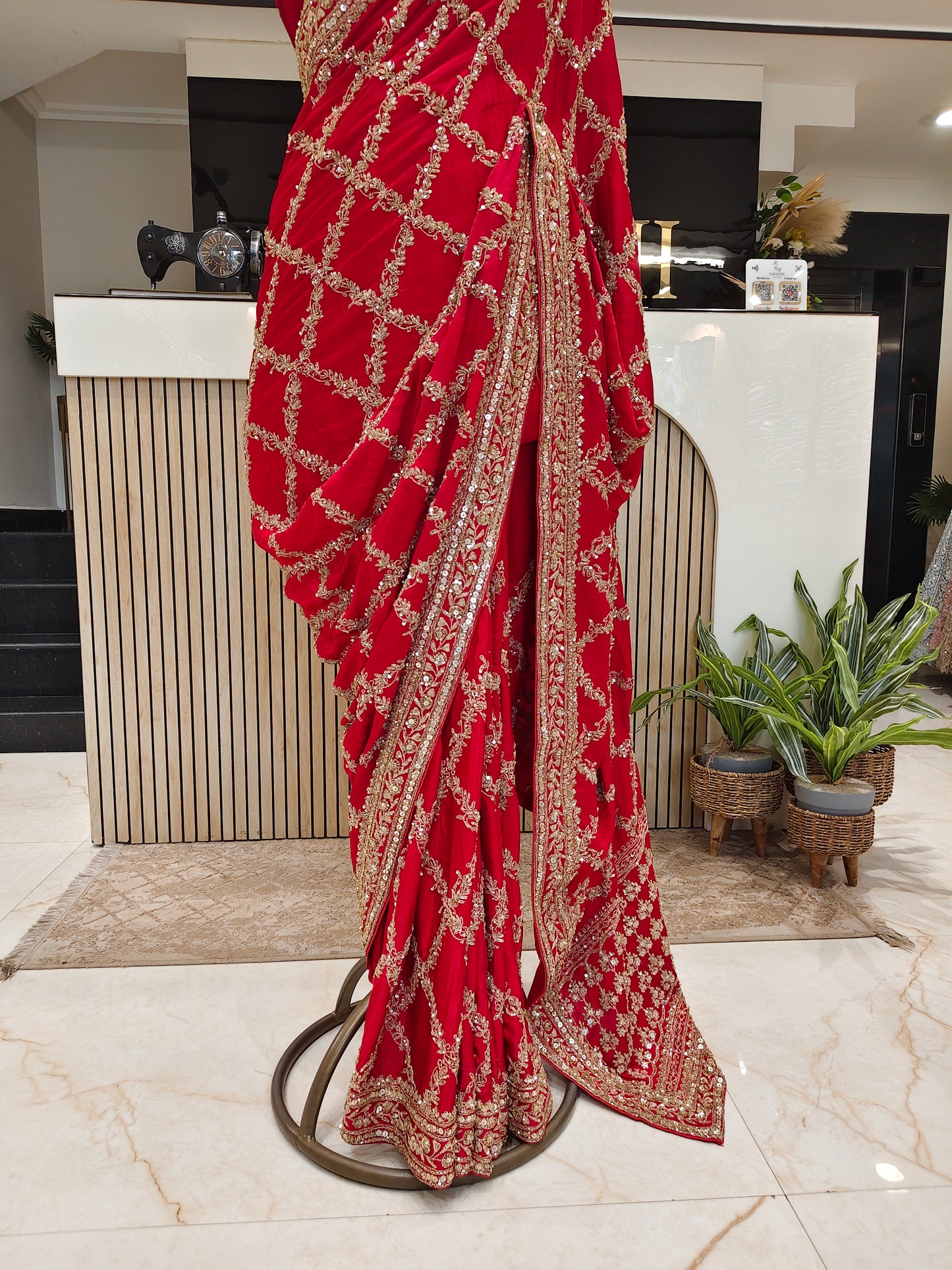 Red Silk Saree