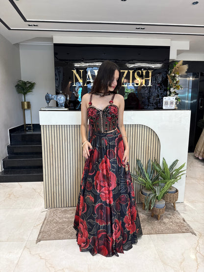 Black Lycra Crop Top Skirt Set
Designer Crop Top with Floral Print
Party Wear Crop Top Skirt with Handwork
Wedding Wear Black Crop Top with Dupatta
Lycra Crop Top Skirt Set for Women