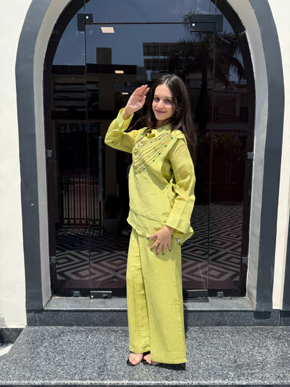 Designer Linen Tissue Co-Ord Set