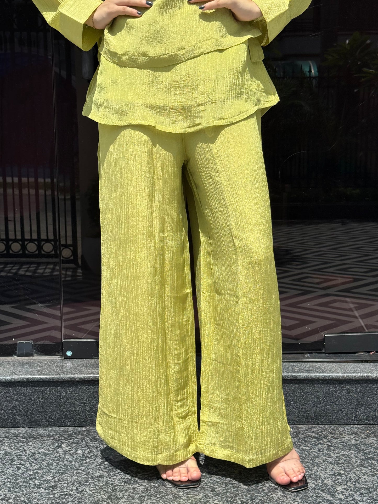 Designer Linen Tissue Co-Ord Set