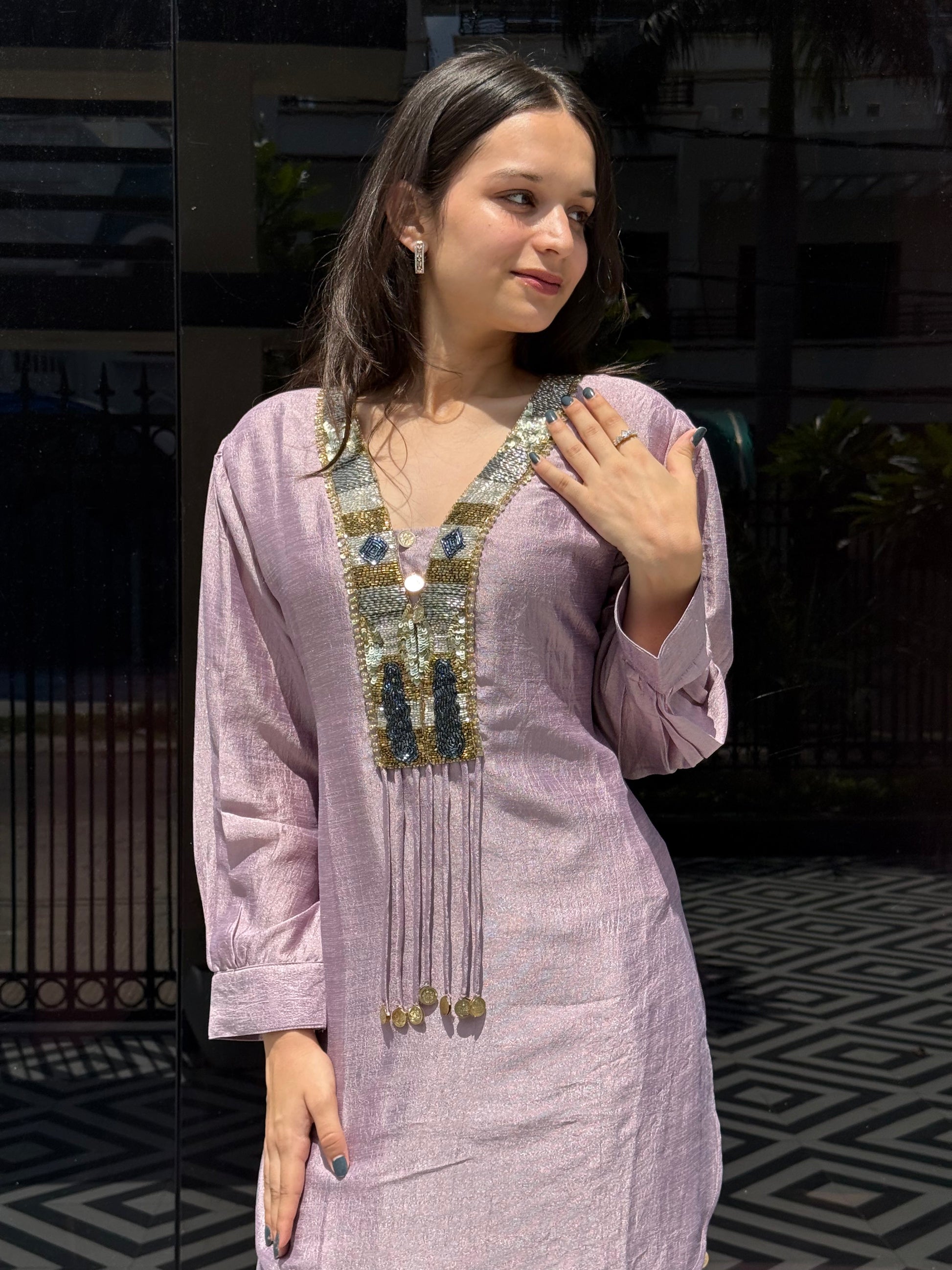 Lavender Crush Tissue Co-Ord Set


Designer Co-Ord Set with Handwork


Party Wear Farshi Salwar Co-Ord Set


Kardhana Sequence Crush Tissue Outfit


Festive Lavender Co-Ord Set for Women

