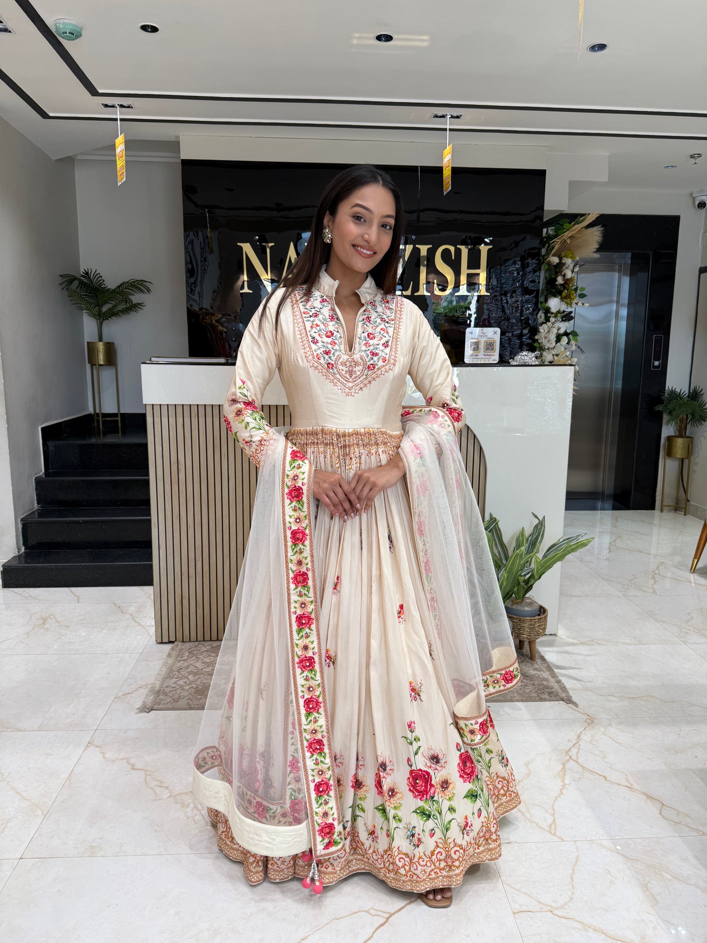 Printed Anarkali
