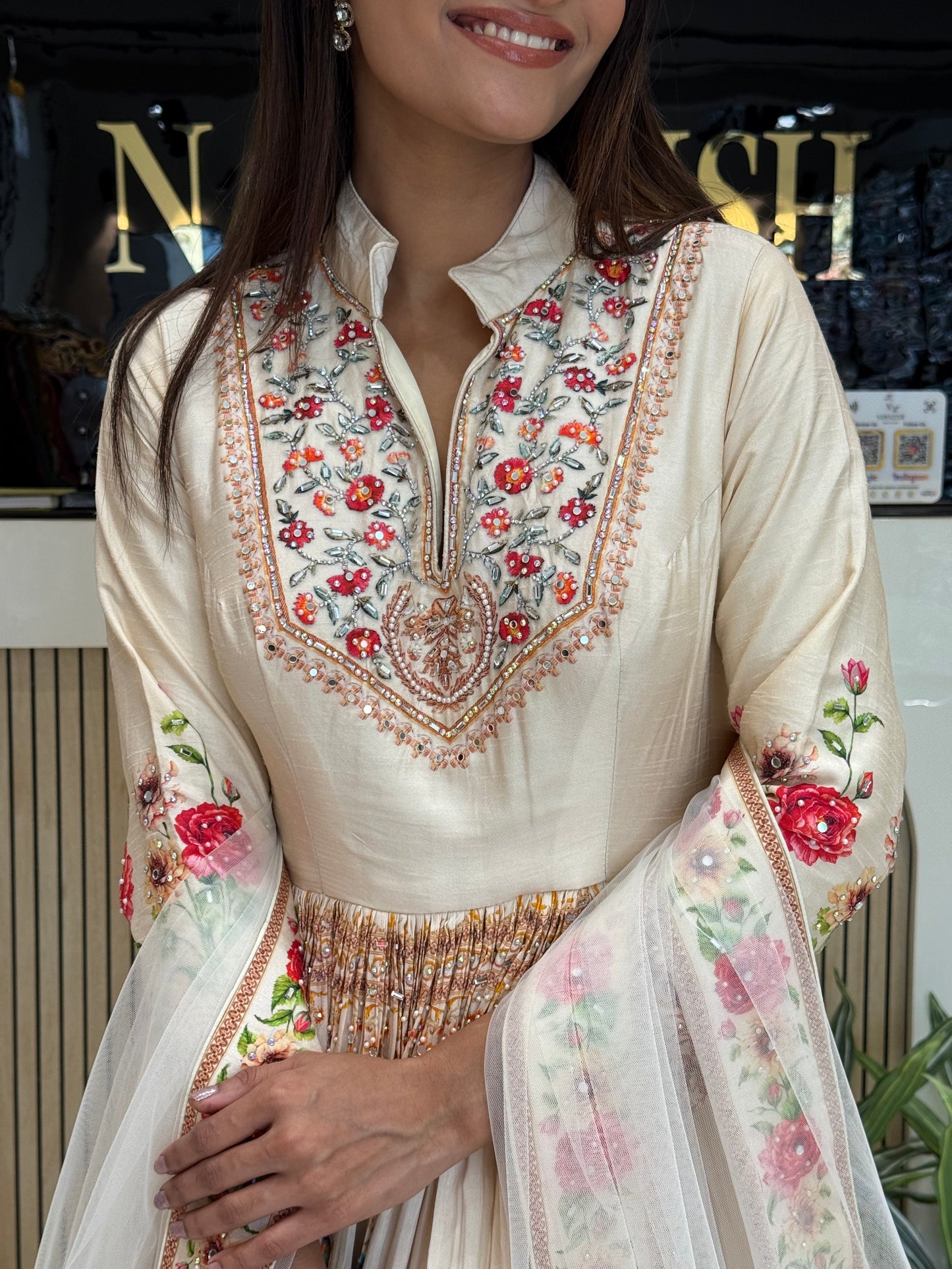 Printed Anarkali