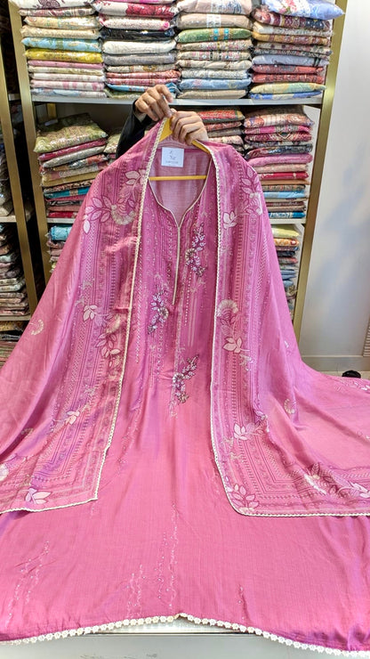 Green Muslin Cotton Unstitched Suit
Handwork Designer Suit for Women
Muslin Suit with Designer Dupatta
Party Wear Green Unstitched Suit
Premium Muslin Cotton Ethnic Suit