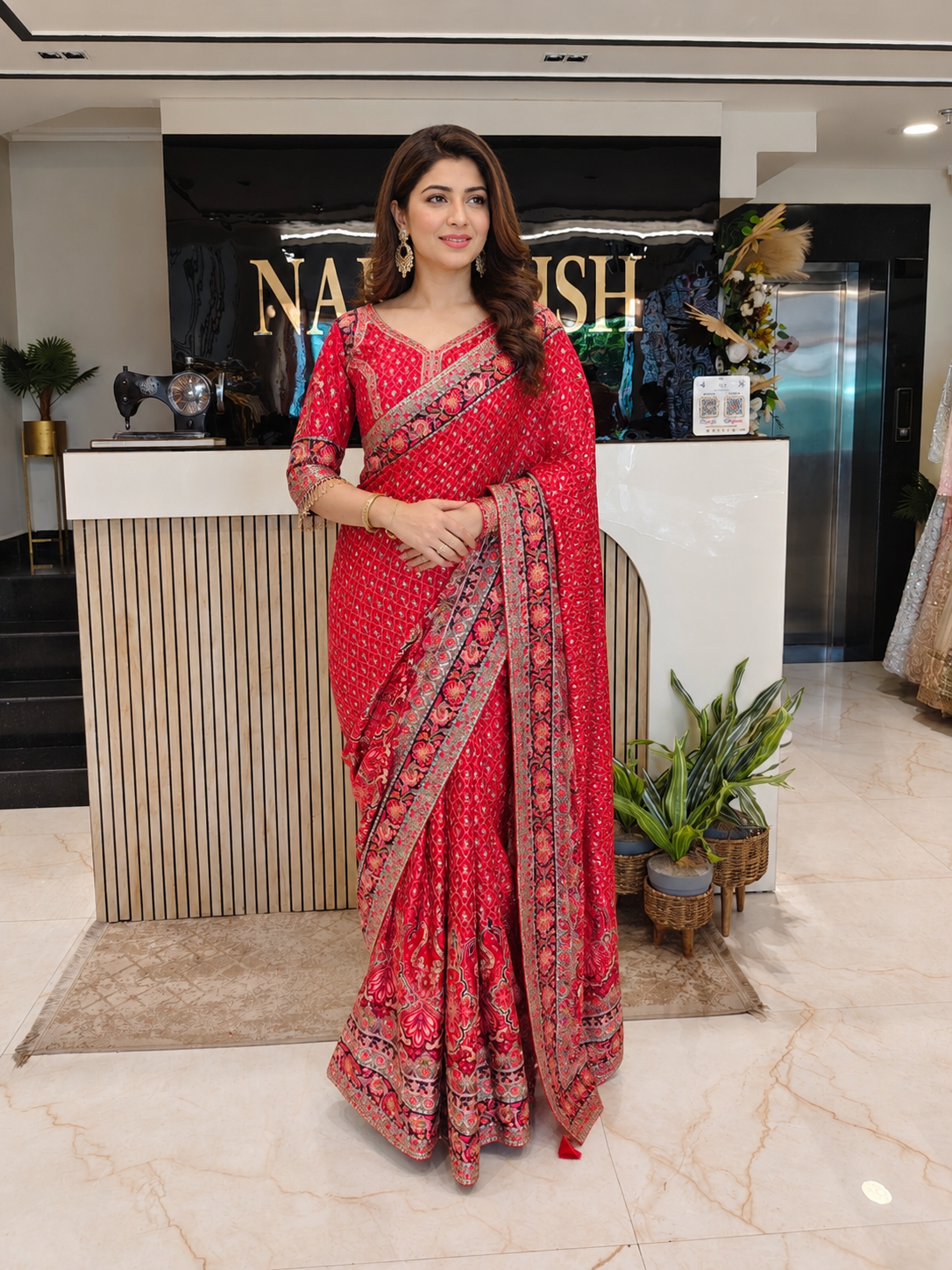 Red Satin Saree
Floral Print Saree
Designer Satin Saree
Sequins Work Saree
Party Wear Saree
