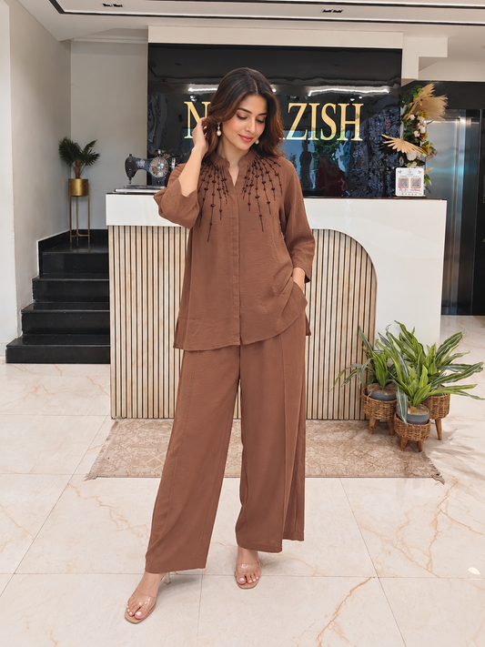 Brown Lycra Co-ord Set
Designer Lycra Co-ord Set
Kutdana Stone Work Co-ord Set
Party Wear Co-ord Outfit
Luxury Ethnic Wear