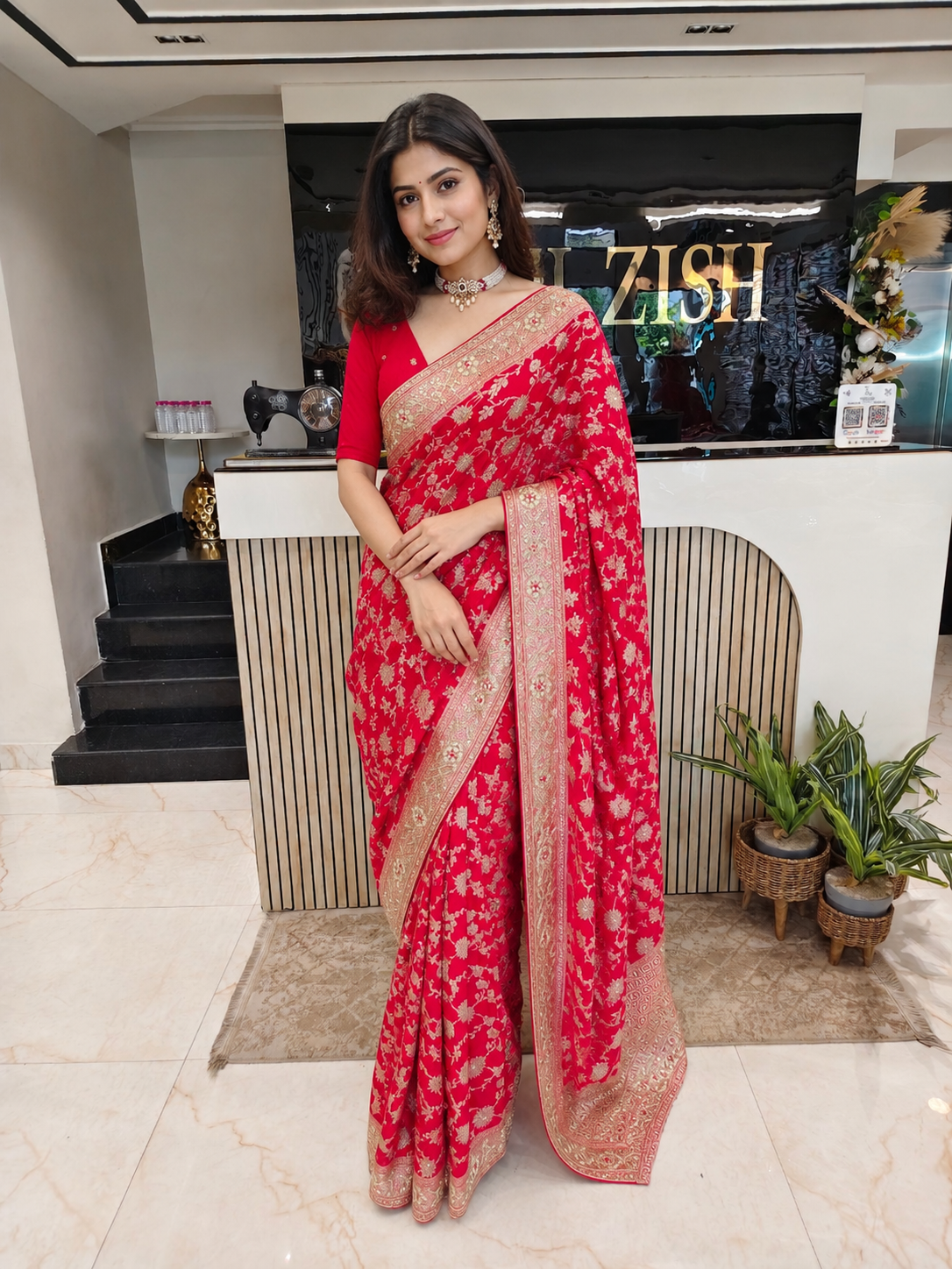 Red Katan Silk Saree
Designer Katan Silk Saree
Kutdana Work Saree
Bridal Wear Saree
Wedding Wear Saree