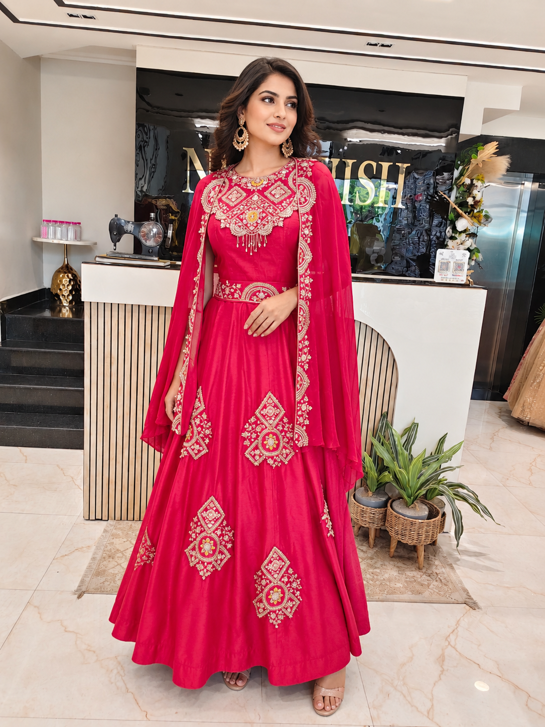 Maroon Anarkali Set
Designer Silk Anarkali
Kutdana Dabka Work Outfit
Wedding Wear Anarkali India
Luxury Festive Wear Women