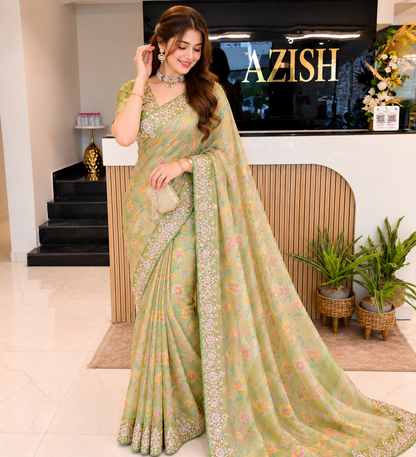 Green Tissue Saree
Weaving Work Saree
Kutdana Work Saree
Designer Party Wear Saree
Wedding Wear Saree