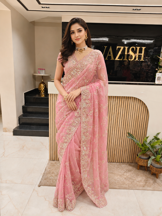Lavender Glass Tissue Saree
Kutdana Work Saree
Sequins Work Saree
Designer Party Wear Saree
Wedding Wear Saree