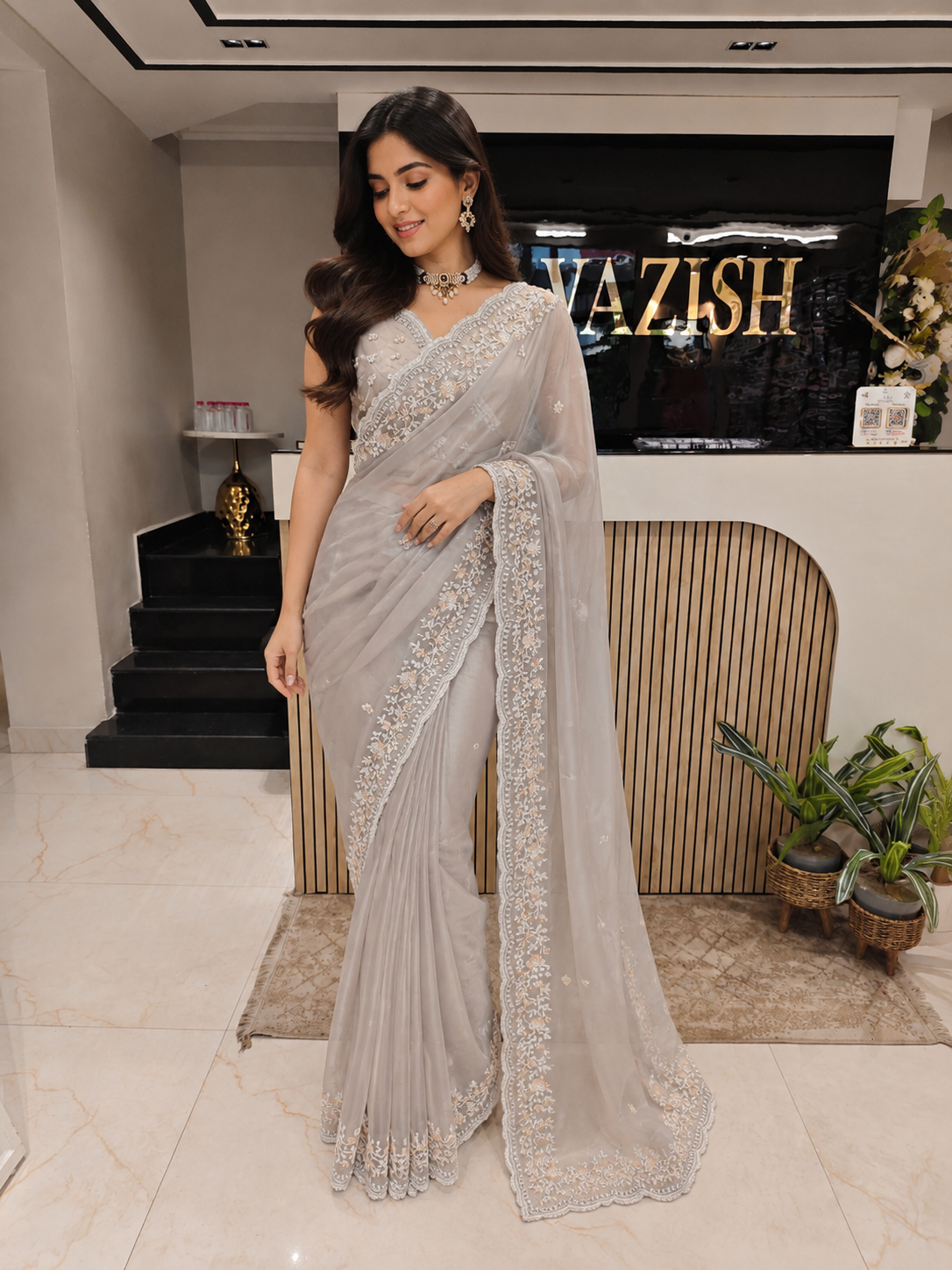 Grey Tissue Saree
Kutdana Work Saree
Stone Work Saree
Designer Party Wear Saree
Wedding Wear Saree