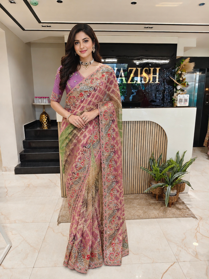 Onion Green Georgette Saree
Birds Motif Saree
Chunari Print Saree
Designer Party Wear Saree
Wedding Wear Saree