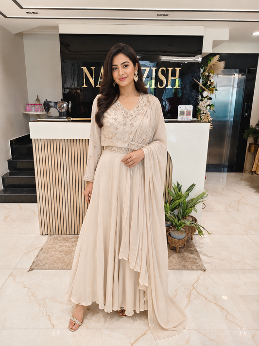Fawn Chinon Sharara Set