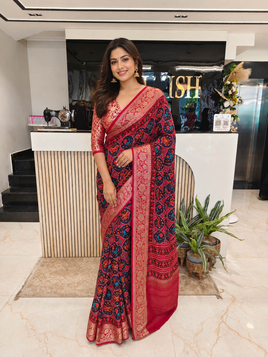 • Maroon Silk Saree
• Ikat Printed Saree
• Designer Silk Saree for Women
• Zari Work Saree
• Luxury Sarees in Lucknow