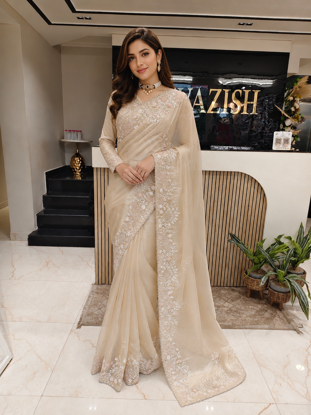 Golden Tissue Saree
Kutdana Work Saree
Stone Work Saree
Designer Party Wear Saree
Wedding Wear Saree