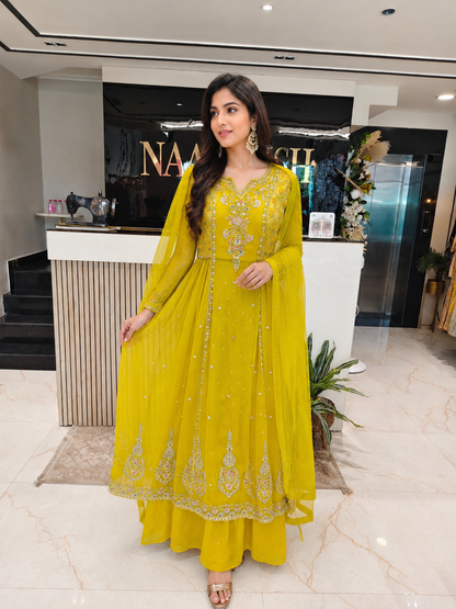 Neon Designer Anarkali
Georgette Palazzo Set Women
Kutdana Mirror Work Outfit
Wedding Wear Suit India
Luxury Party Wear Dress