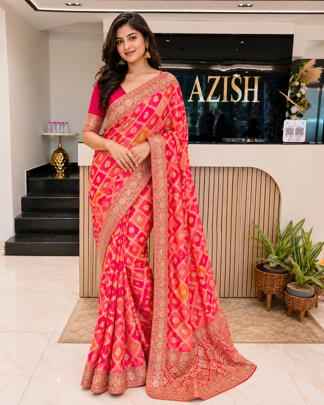 Red Khaddi Georgette Saree
Resham Work Saree
Kutdana Work Saree
Designer Party Wear Saree
Wedding Wear Saree