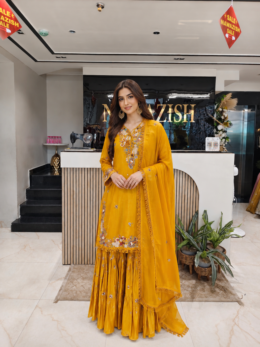 Mustard Sharara Set
Designer Silk Sharara Women
Dabka Zari Work Outfit
Wedding Wear Sharara India
Luxury Festive Wear Women