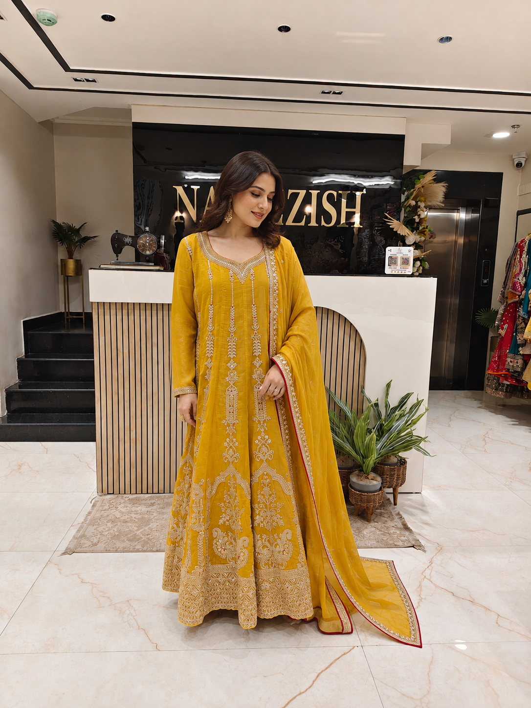 Mustard Cotton Anarkali Set
Designer Cotton Anarkali Suit
Zari Resham Work Anarkali
Festive Wear Anarkali Set
Premium Ethnic Wear