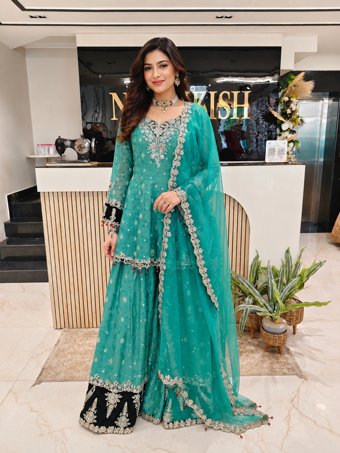 Dark Green Farshi Salwar Set
Jacquard Tissue Kurta Set
Designer Farshi Salwar Suit
Wedding Wear Farshi Suit
Festive Party Wear Ethnic Set