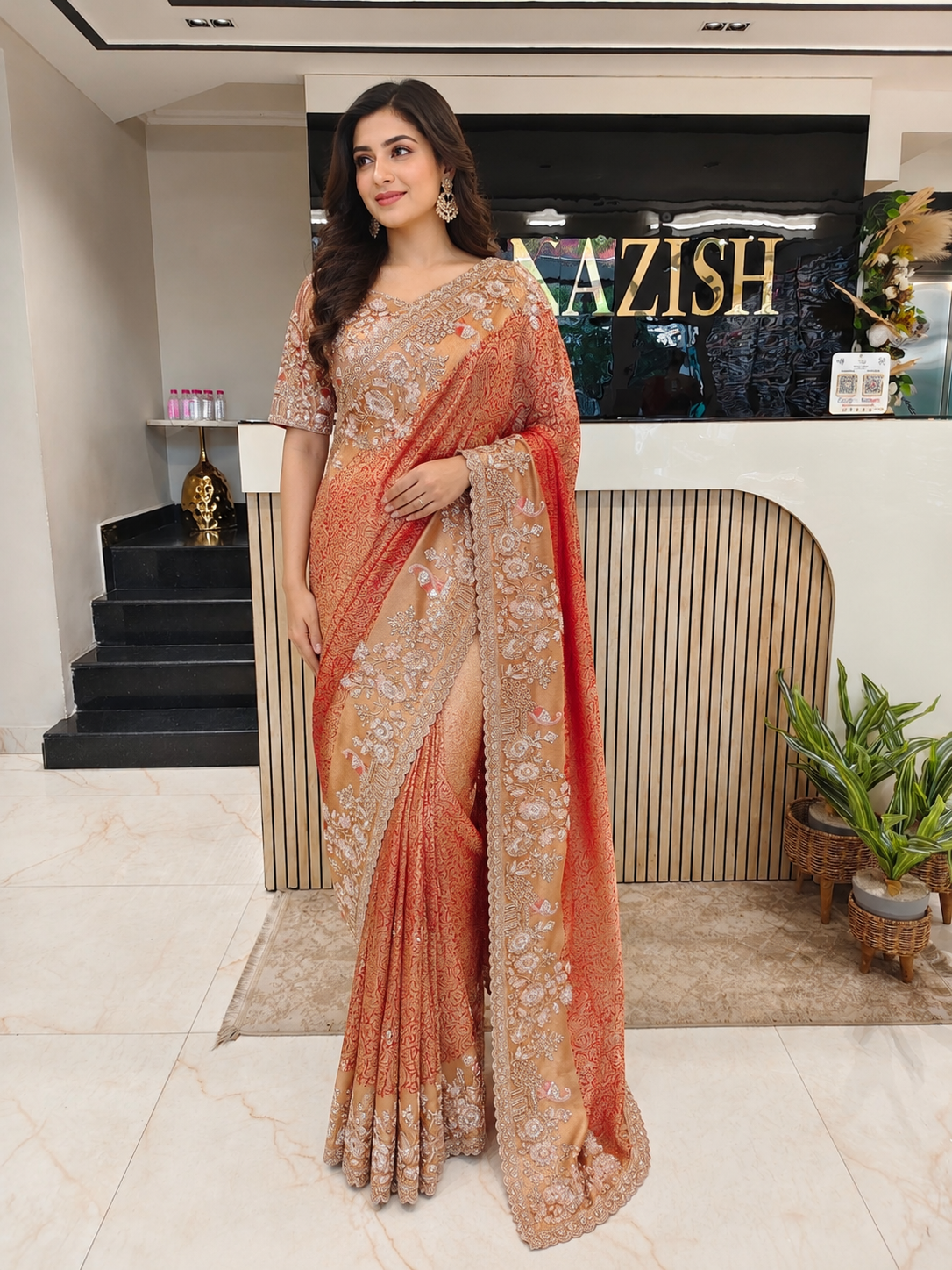 Rust Khaddi Georgette Saree
Khaddi Georgette Saree
Kutdana Work Saree
Designer Party Wear Saree
Wedding Wear Saree