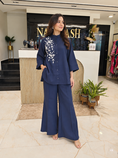 Navy Blue Cotton Lycra Co-ord Set
Designer Cotton Lycra Co-ord Set
Pearl Kutdana Work Co-ord Set
Party Wear Palazzo Co-ord Set
Luxury Ethnic Wear