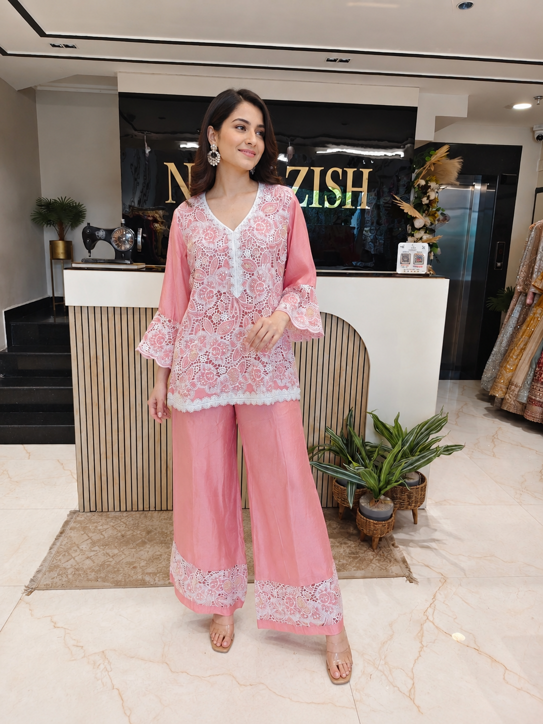 Onion Pink Crepe Co-ord Set
Designer Crepe Kurta Pant Set
Pearl Sequins Cutdana Co-ord Set
Party Wear Co-ord Outfit
Luxury Ethnic Wear
