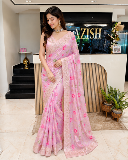 Lavender Crepe Saree
Meenakari Work Saree
Kutdana Work Saree
Designer Party Wear Saree
Wedding Wear Saree