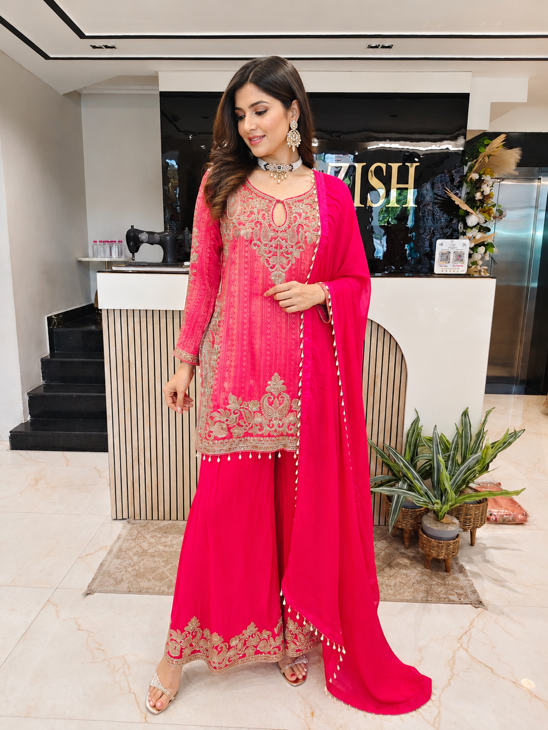 Rani Pink Farshi Salwar Set
Jacquard Tissue Kurta Set
Designer Farshi Salwar Suit
Wedding Wear Farshi Suit
Festive Party Wear Kurta Set