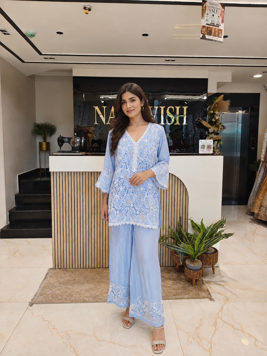 Sky Blue Crepe Co-ord Set
Designer Crepe Kurta Pant Set
Pearl Sequins Cutdana Co-ord Set
Party Wear Co-ord Outfit
Luxury Ethnic Wear