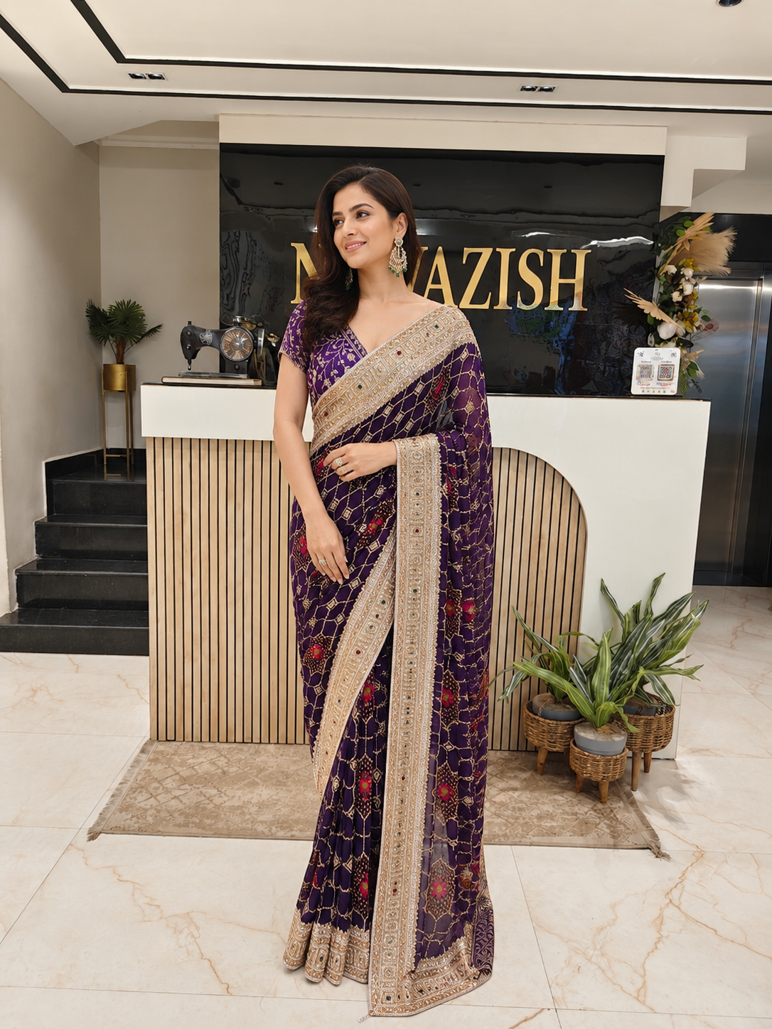 Purple Designer Georgette Saree
Handwork Wedding Saree for Women
Kutdana Zari Work Saree
Crystal Work Party Wear Saree
Luxury Festive Saree India