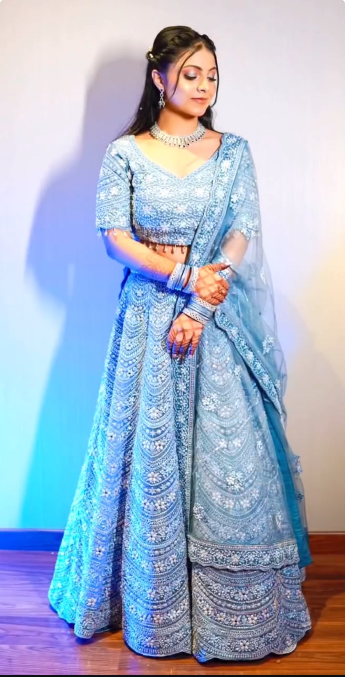 A picture-perfect moment captured—our stunning real bride chose Nawazish for her engagement and looked ethereal in a handcrafted bridal lehenga designed to make her shine. Featuring intricate hand embroidery, luxurious fabric, and a flattering modern silhouette, this lehenga was tailored for her once-in-a-lifetime celebration.

At Nawazish, we specialize in creating unforgettable bridal looks for every event—be it the roka, engagement, sangeet, or wedding day. Explore our Client Diaries to see how real brides bring Nawazish couture to life with grace, confidence, and timeless style.