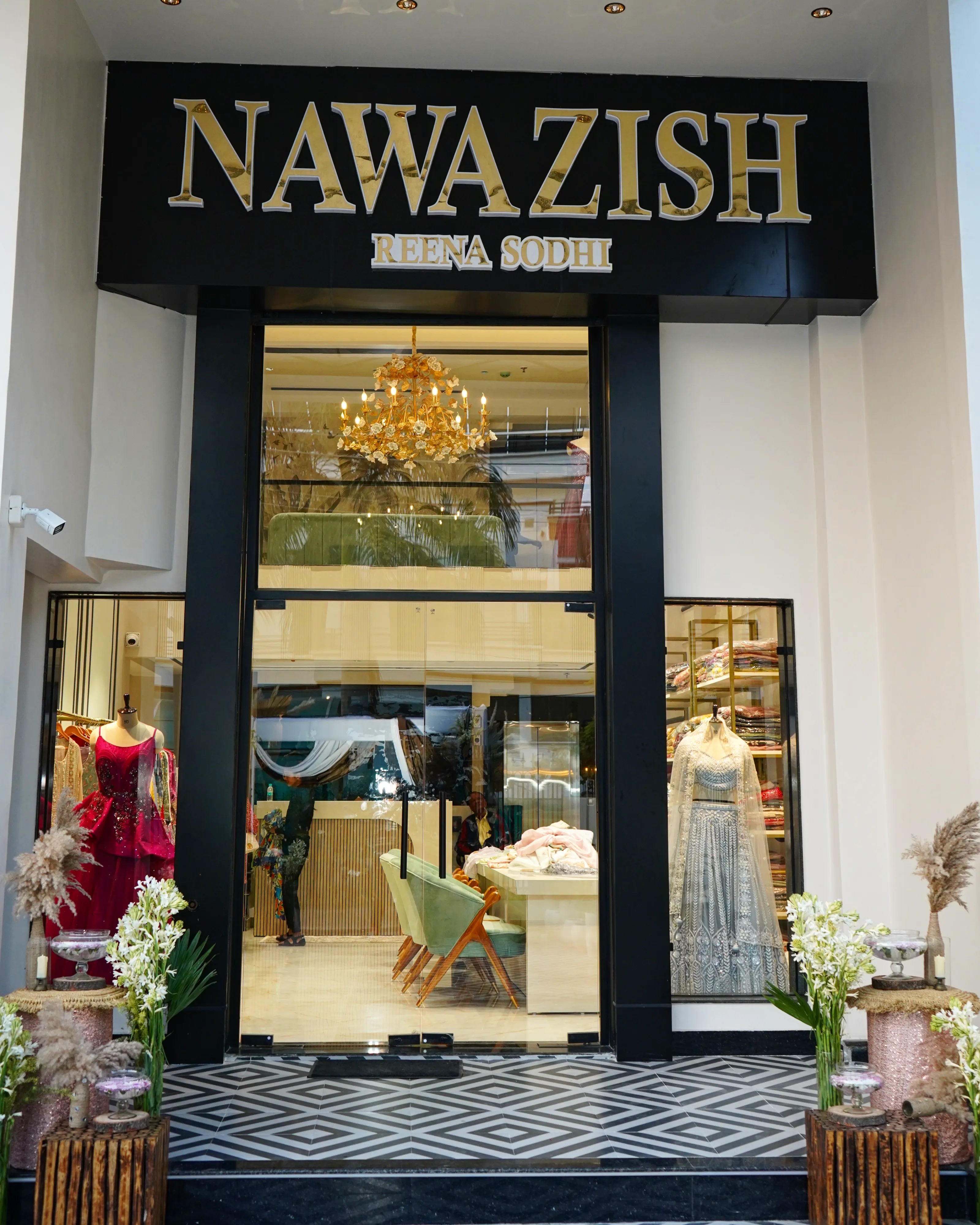 Step inside Nawazish, Lucknow’s premium ethnic wear store offering a curated selection of designer suits, bridal lehengas, sarees, gowns, and Indo-Westerns. A wholesome destination for traditional and contemporary Indian fashion, Nawazish blends elegance, craftsmanship, and luxury across three beautifully designed storeys.