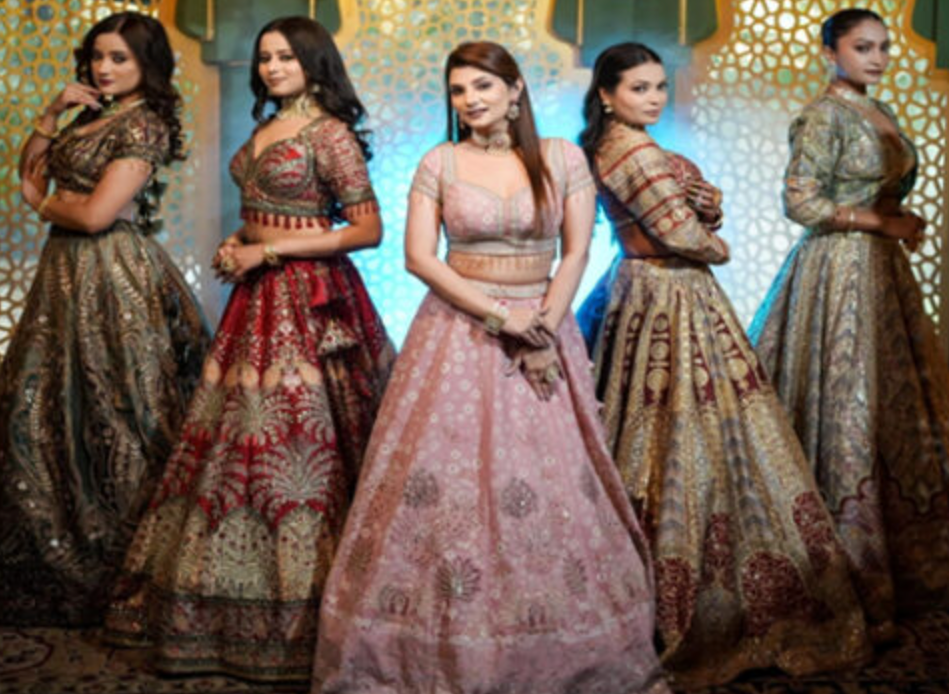 Recognized for its craftsmanship and couture-inspired creations, Nawazish is proudly featured in top Indian bridal fashion blogs. Known for statement lehengas, elegant drapes, and inclusive sizing, Nawazish is the name modern brides trust for their most special moments.