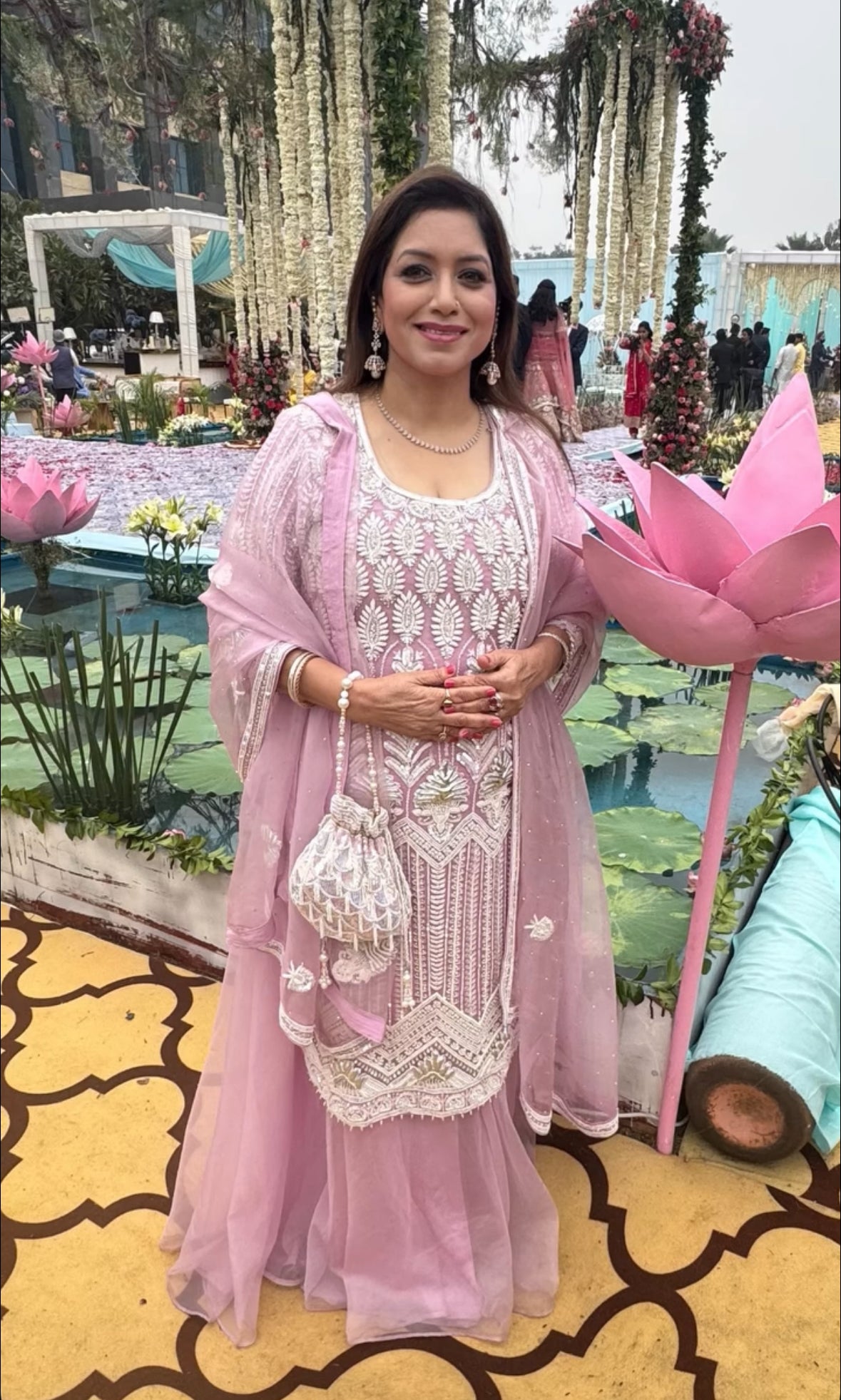 A perfect blend of grace and tradition—our elegant client, the mother of the groom, looked radiant in a hand-embellished Nawazish suit. Crafted with intricate embroidery and luxurious detailing, this look embodies timeless sophistication and celebration-worthy craftsmanship.

At Nawazish, we take pride in offering a wide range of heavily hand-embroidered suits that reflect finesse, artistry, and cultural richness. Whether it’s a wedding, Nikah, or milestone event, our signature suits are designed to make every woman feel regal and confident.